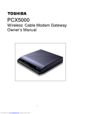 Toshiba PCX5000 Owner's Manual