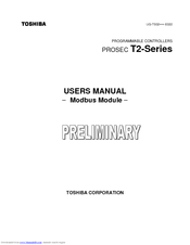 Toshiba PROSEC T2-Series User Manual