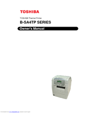 Toshiba B-SA4TP SERIES Owner's Manual