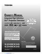 Toshiba 52HMX95 Owner's Manual