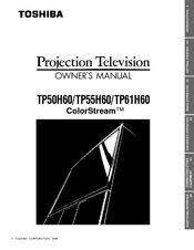 Toshiba ColorStream TP55H60 Owner's Manual