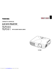 Toshiba TLP381 Owner's Manual
