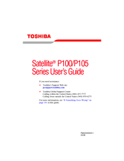 Toshiba P100/P105 User Manual