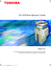 Toshiba e-STUDIO GL-1010 Operator's Manual