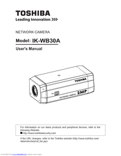 Toshiba IK-WB30A User Manual