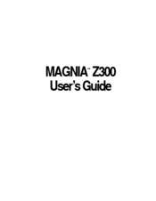 Toshiba Magnia Z300 User Manual