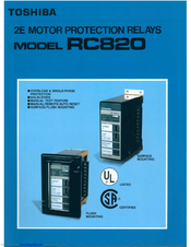 Toshiba RC820 Series Specifications