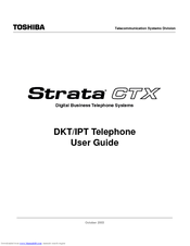 Toshiba STRATA CTX DKT3010-SD User Manual