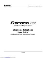 Toshiba Strata DK User Manual