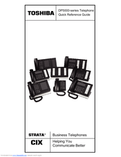 Toshiba DP 5000 Series Quick Reference Manual