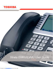 Toshiba Strata GVMU/LVMU User Manual
