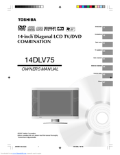 Toshiba 14DLV75 Owner's Manual