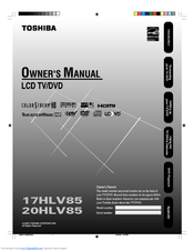 Toshiba 20HLV85 Owner's Manual