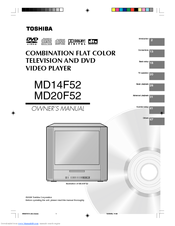 Toshiba MD20F52 Owner's Manual