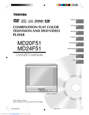Toshiba MD20F51 Owner's Manual