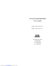 Tote Vision LCD-1513VB 15.1 User Manual