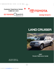 Toyota Land Cruiser 2007 Pocket Reference Manual