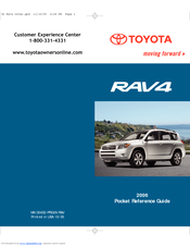 Toyota Rav 4 2006 Pocket Reference Manual