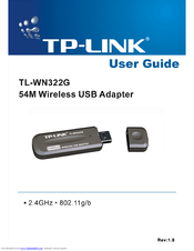 TP-Link TL-WN322G User Manual