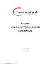 Trango Systems High Density Mesh System User Manual