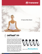 Transcend JetFlash 168 Brochure & Specs