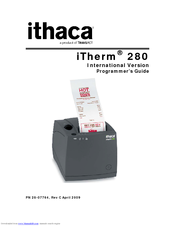 - AM E2D Model 280-UL-1 USB Details about   TransACT ithaca iTherm 280 Receipt Printer 