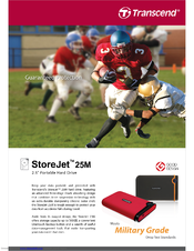 Transcend StoreJet 25M Brochure & Specs