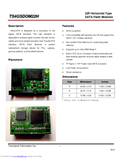 Transcend TS4GSDOM22H Technical Information