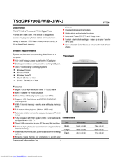 Transcend PF 730 Specifications