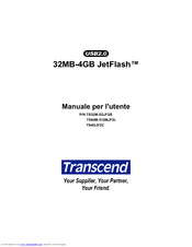 Transcend JETFLASHTM TS32M-2GJF2B User Manual