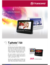 Transcend T.photo 720 Brochure & Specs