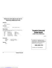 Transition Networks E-PSW-TX-02 User Manual
