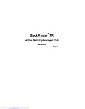 Transition Networks STACKMASTER TR SMHB-TR-16 User Manual