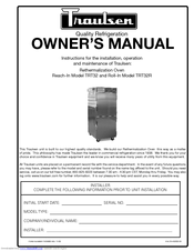 Traulsen TRT32R Owner's Manual