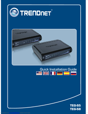 TRENDnet TEG-S8 - Gigabit Switch Quick Installation Manual