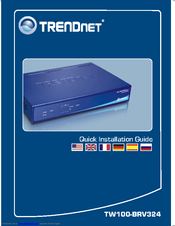 TRENDnet TW100-BRV324 Quick Installation Manual
