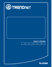 TRENDnet TK-208K User Manual