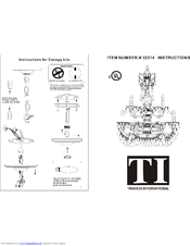 Triarch 32314 Instructions