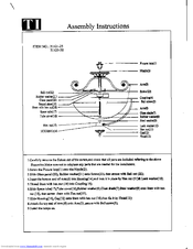 Triarch Indoor Lighting 31121-25 Assembly Instructions Manual