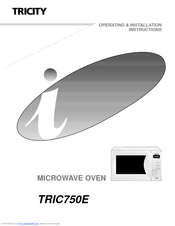 Tricity Bendix TRIC750E Operating & Installation Instructions Manual