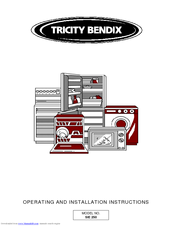 Tricity Bendix SIE 250 Operating And Installation Instructions