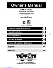 Tripp Lite OMNIX Owner's Manual