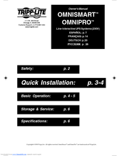 Tripp Lite OmniPro INT 450 PNP Owner's Manual