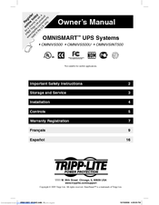 Tripp Lite Omnismart OMNIVS500U Owner's Manual