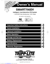 Tripp Lite SMART700DV Owner's Manual