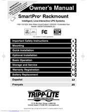 Tripp Lite SmartPro 2U 1400-3000 VA Owner's Manual