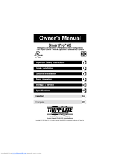 Tripp Lite SmartPro VS Owner's Manual