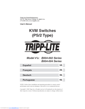 Tripp Lite B004-004 Series User Manual