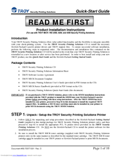 TROY Group IRD 2300 Quick Start Manual