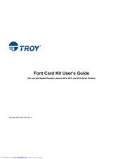 TROY Group Font Card Kit 4014 User Manual